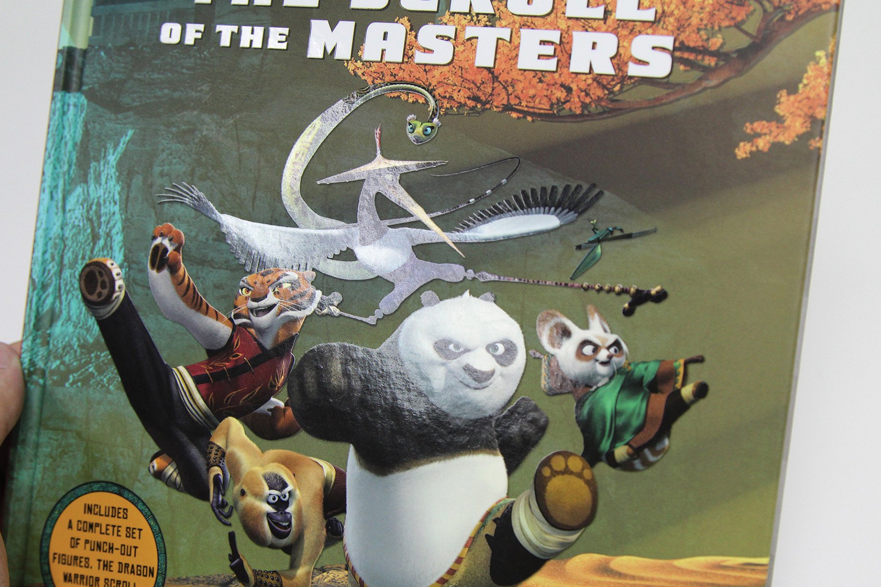 Kung Fu Panda - The Scroll of the Masters Trivia Book Buch Trivial Wissen Knowledge 2 On-Pack Co-Pack Druck Print Verpackung Schachtel Karton Packaging Box Starlite Veredelung Finish UV-Lack Colour 4c