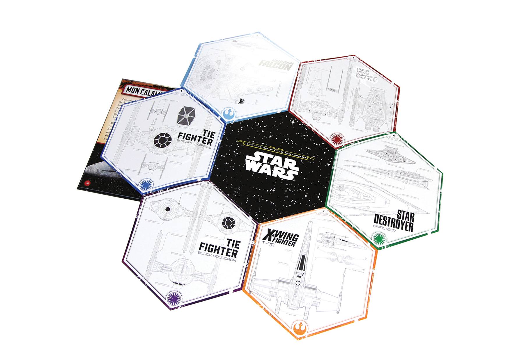 Star Wars - Ships of the Galaxy Trivia Book Buch Trivial Wissen Knowledge Star Wars R2D2 On-Pack Co-Pack Druck Print Verpackung Schachtel Karton Packaging Box Starlite Veredelung Finish UV-Lack Colour 4c